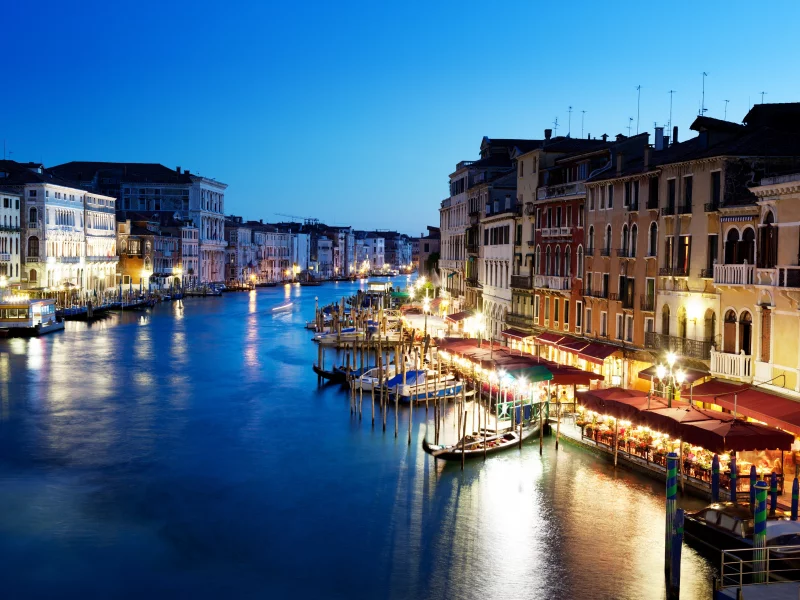 венеция, venice, Гранд-канал, италия, italy, вечер, canal grande
