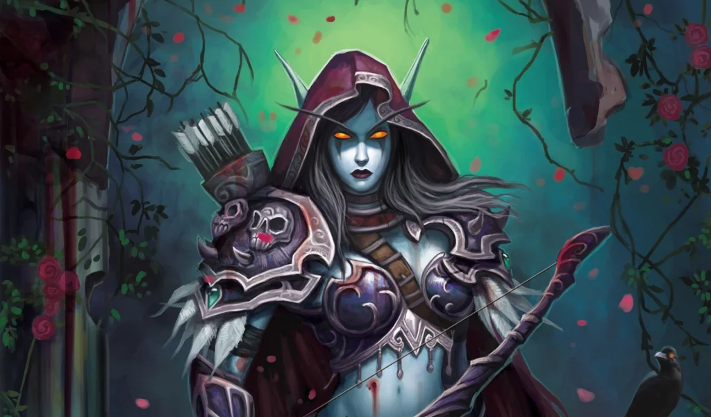 elf, эльф, lady sylvanas windrunner, fantasy, World of warcraft, wow