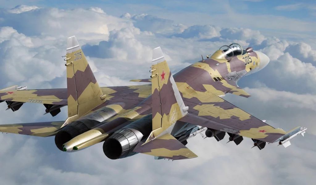 сверхманевренный, Su-35, самолет, су-35, многоцелевой