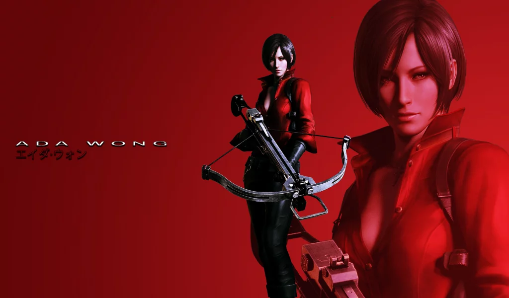 обитель зла, красный фон, ada wong, ада вонг, Resident evil 6