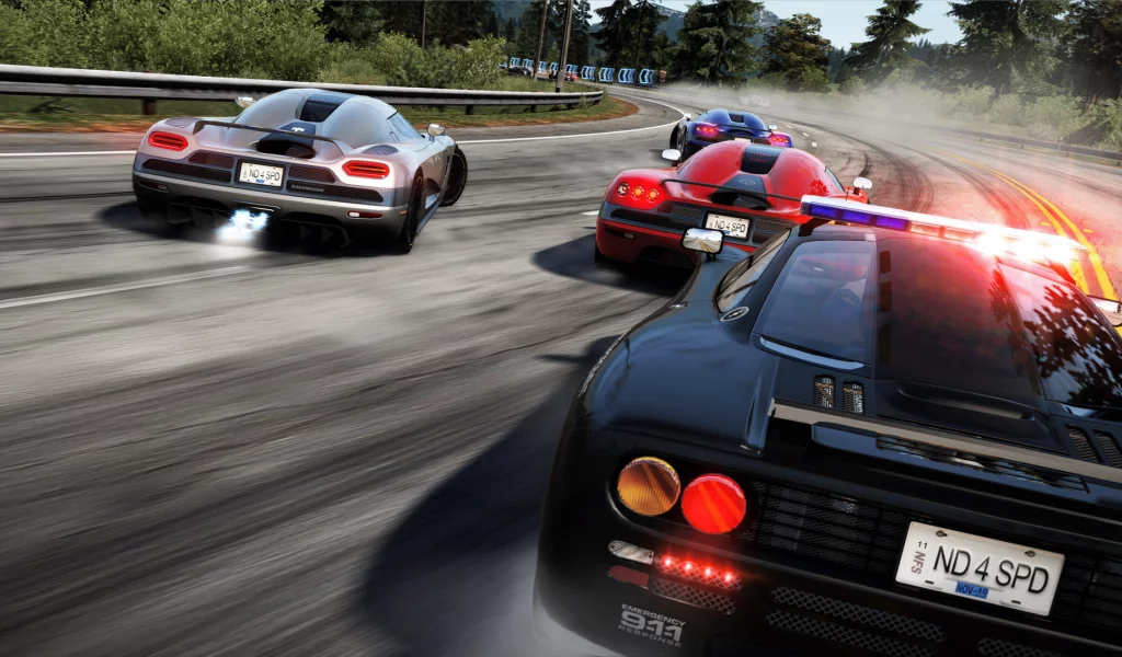 NFS, Менты, тачки, скорость