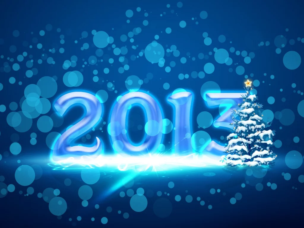 Новый год, ель, ёлка, круги, снег, звезда, ny, 2013, new year