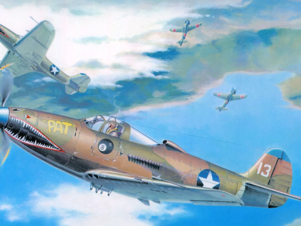 аэрокобра, p-39, Bell, airacobra, истребитель, рисунок