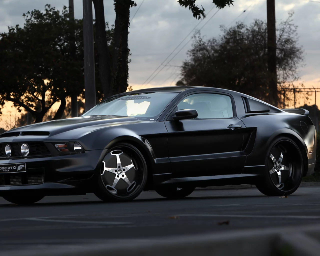 ford, mustang, tuning, gt, forgiato