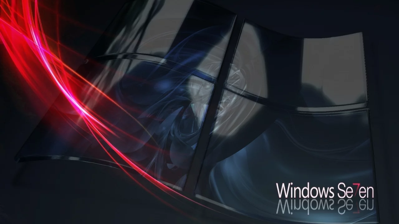 seven, microsoft, Windows seven, lines, logo, windows