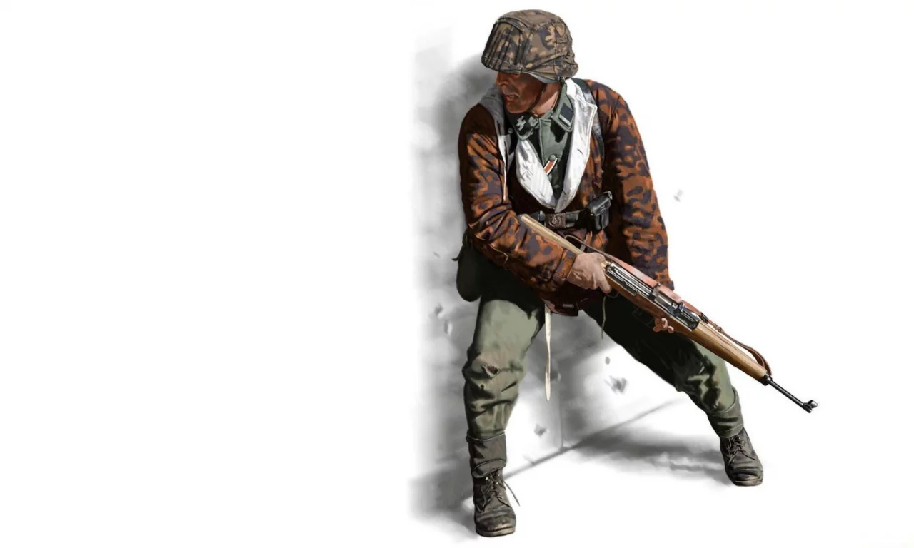 Штурмовой солдат ударных войск, sturmmann ss, waffen, ss