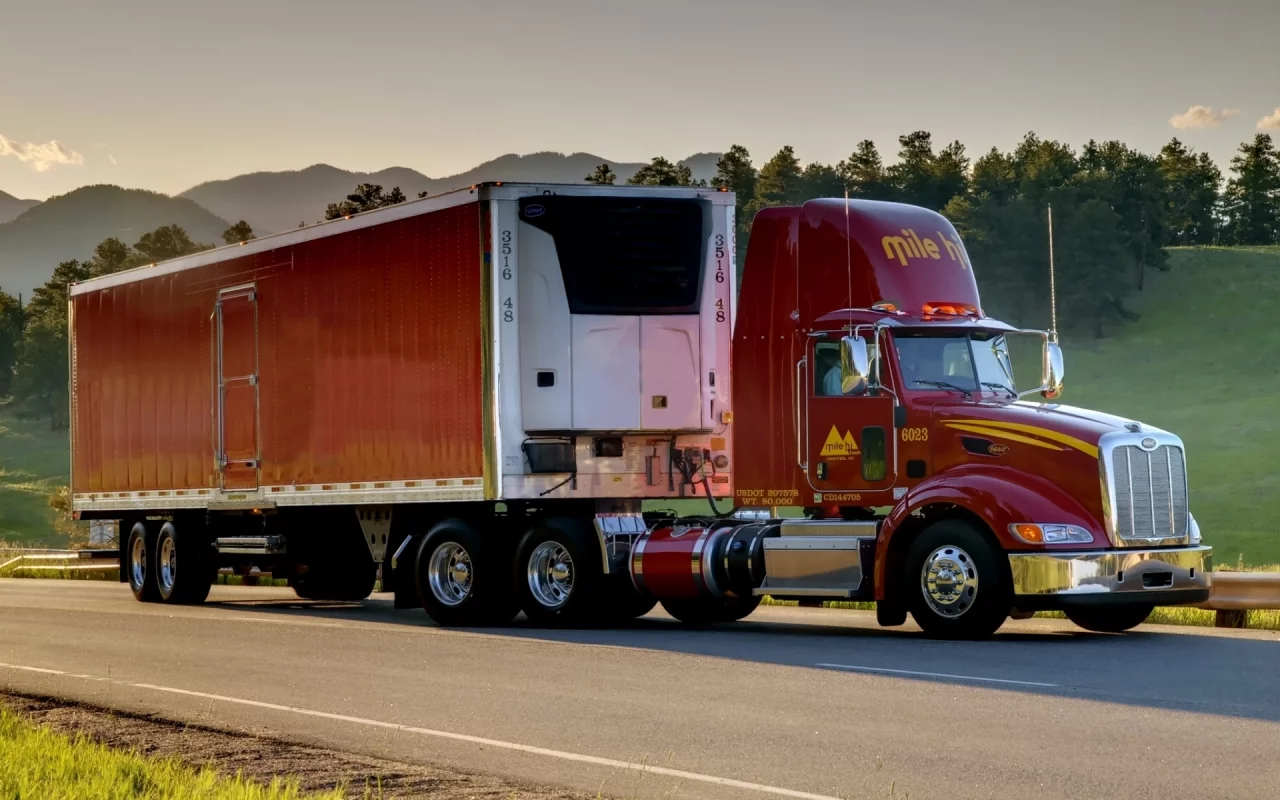 тягач, грузовик, петерблит, дорога, трак, truck, Peterbilt, 384