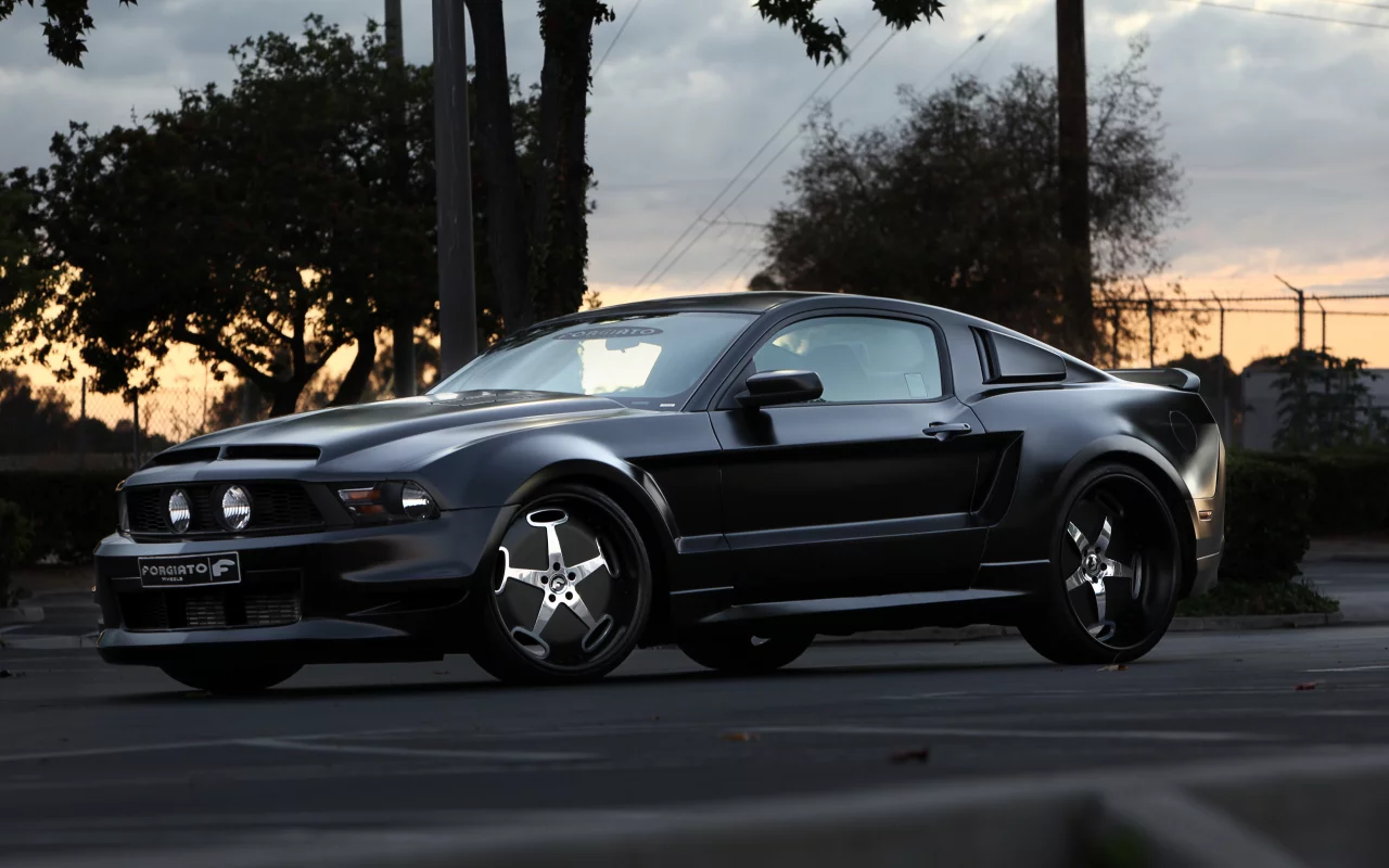ford, mustang, tuning, gt, forgiato