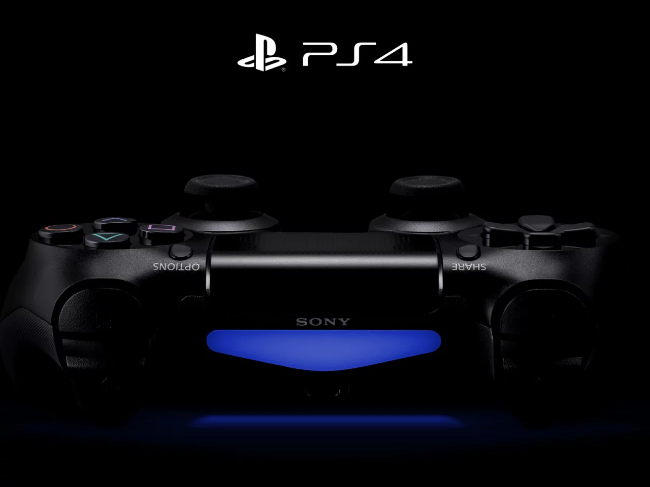черный, playstation, Ps4