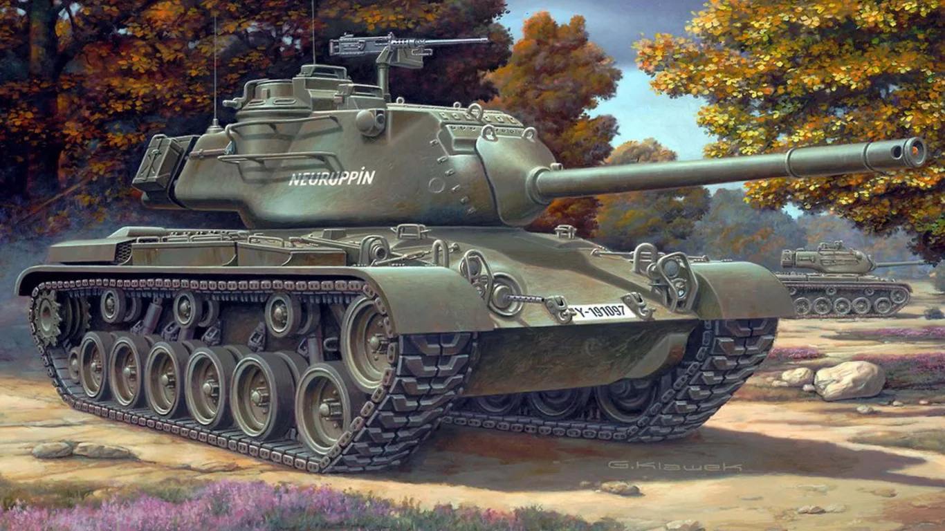 сша, Средний танк, калибр пушки 90-мм, m47 patton ii
