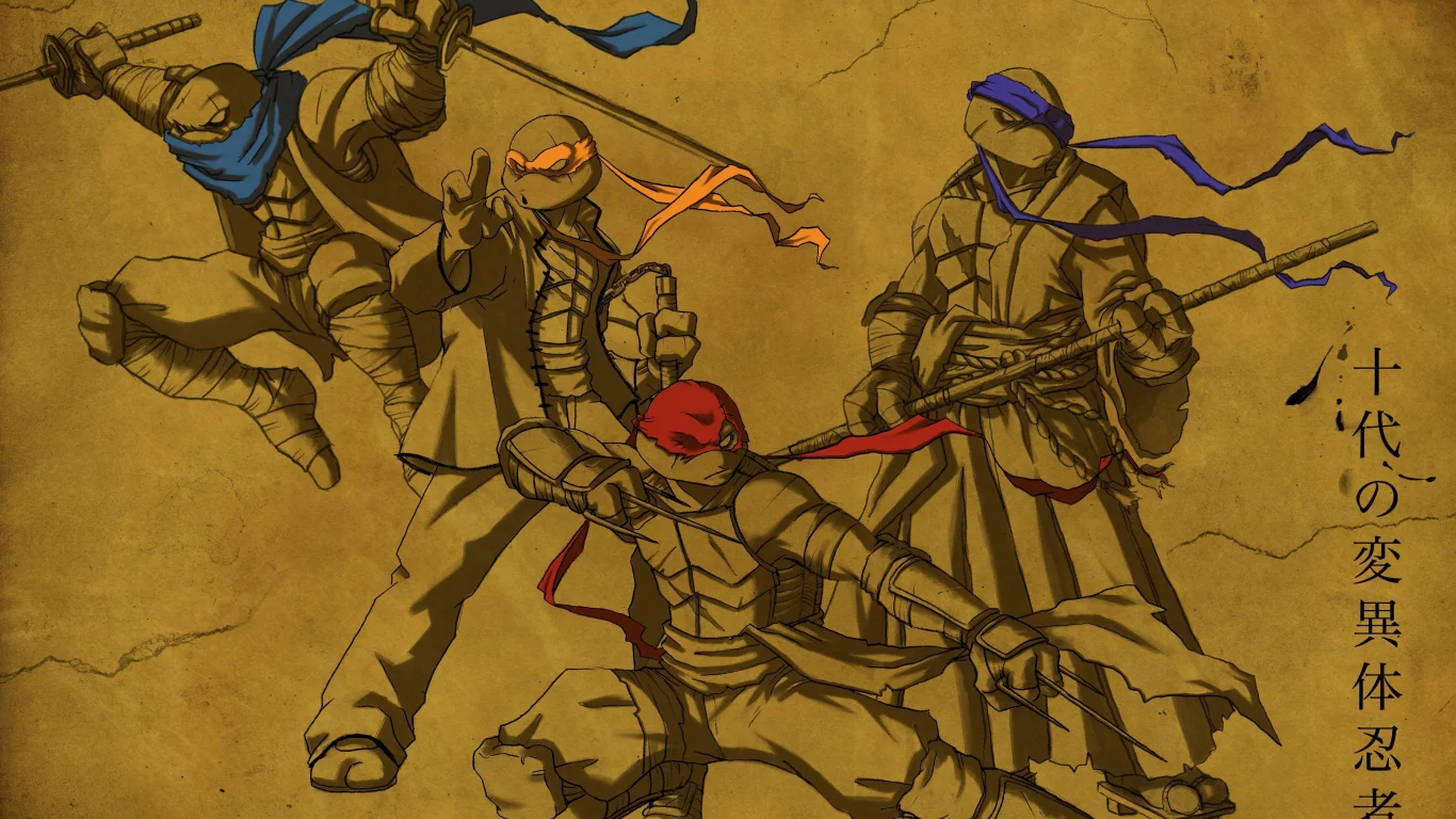 Черепашки, tmnt, ниндзя, супер