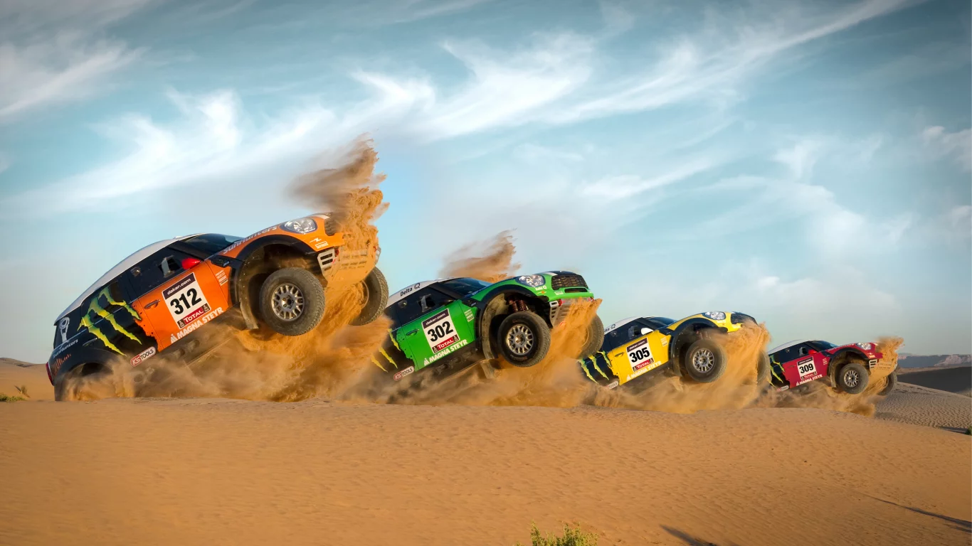 старт, мини купер, dakar, мощь, на дыбы, четыре, Mini cooper, mini