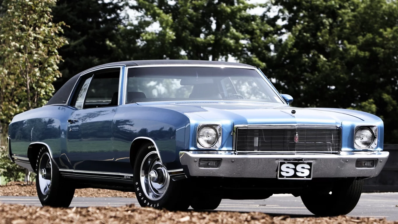 ss, монте карло, 454, monte carlo, Chevrolet, 1971, передок, шевроле