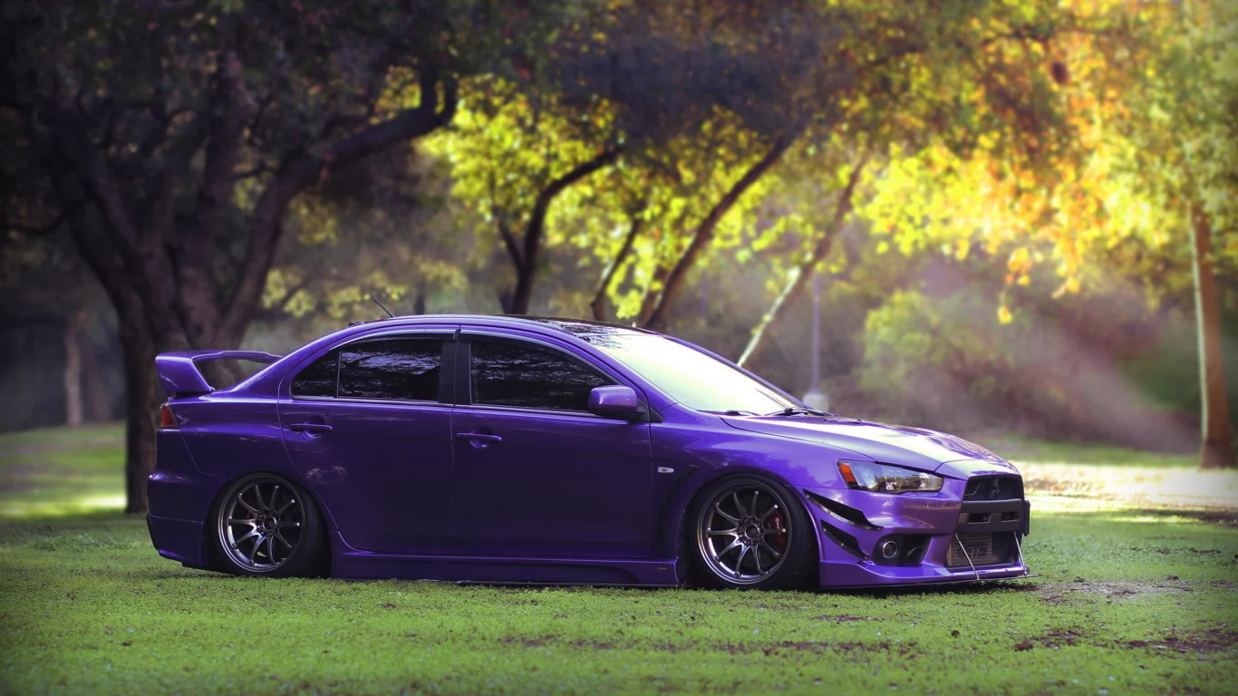 митсубиси, Mitsubishi lancer evo x, stance, тюнинг