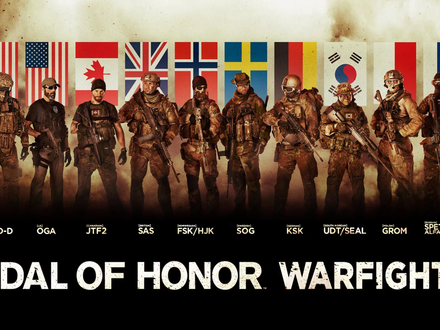 солдаты, флаги, Medal of honor warfighter