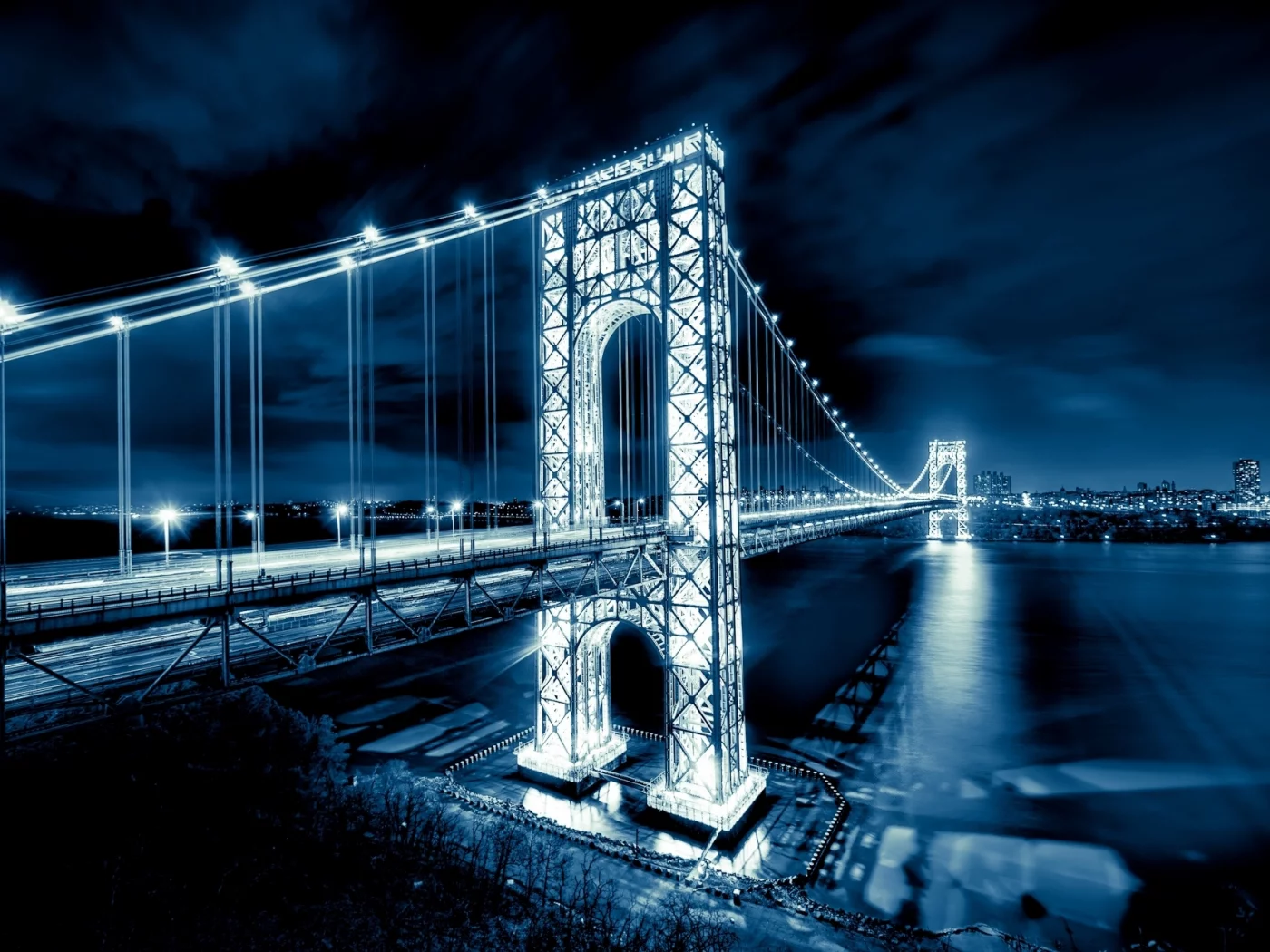мост джорджа вашингтона, George washington bridge, manhattan, new jersey