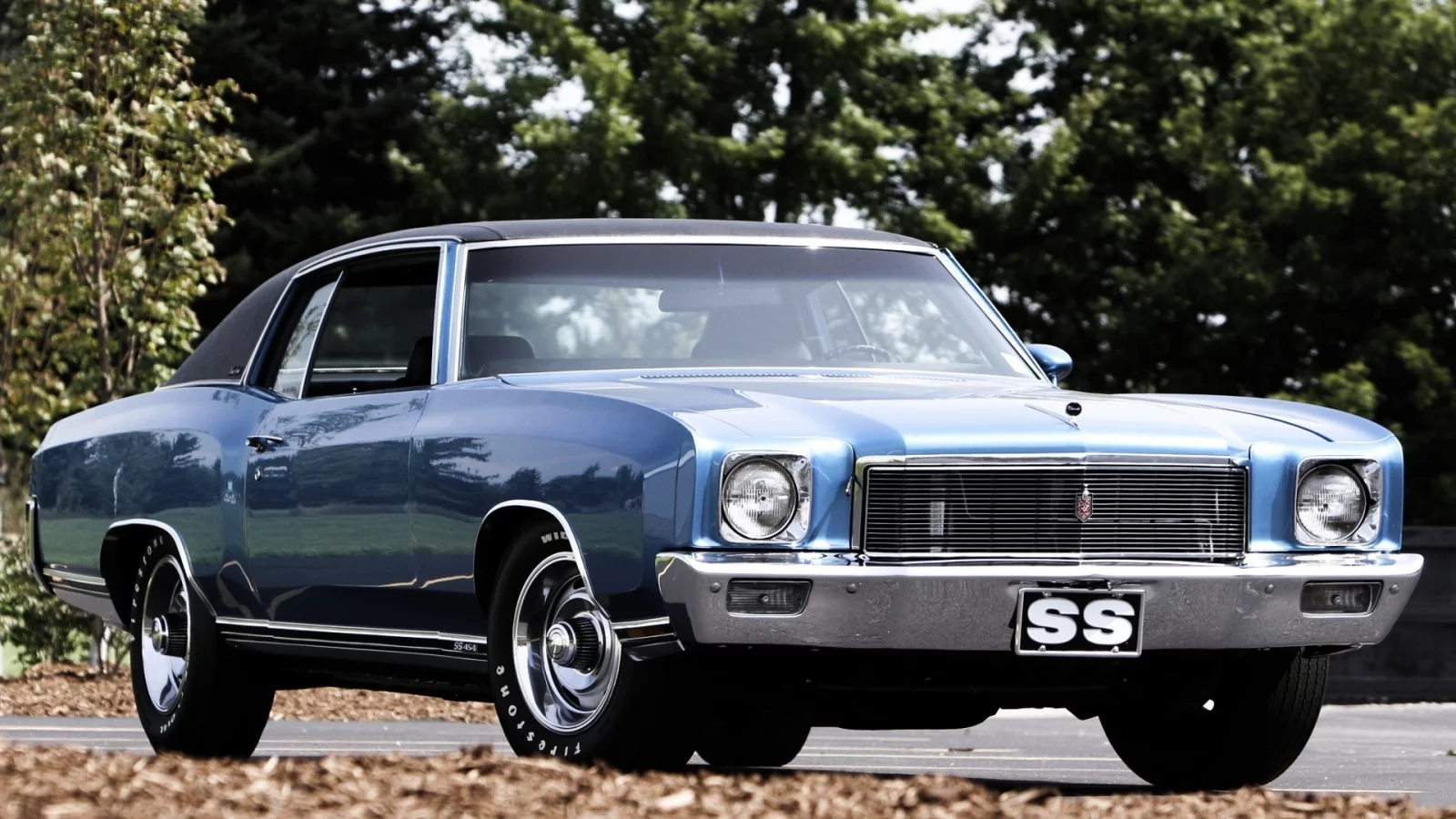 ss, монте карло, 454, monte carlo, Chevrolet, 1971, передок, шевроле