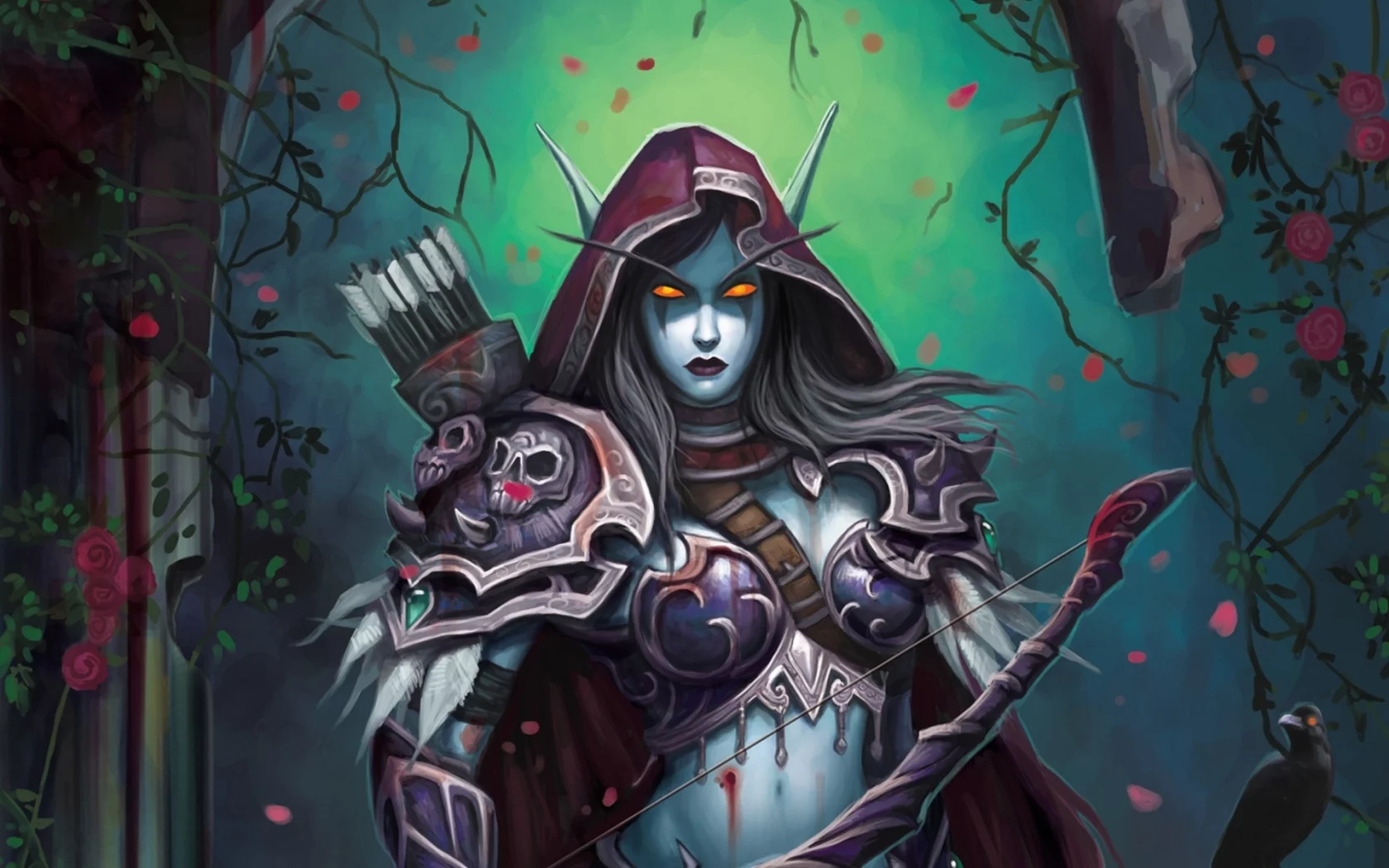 elf, эльф, lady sylvanas windrunner, fantasy, World of warcraft, wow