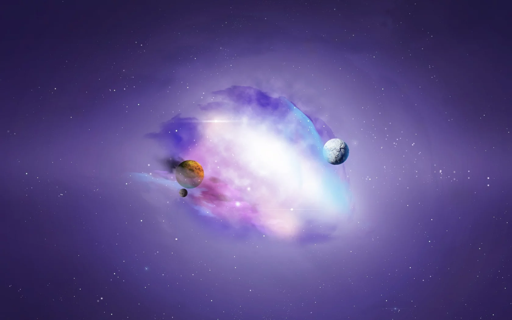 Space, арт, планеты, космос, звезды, туманность