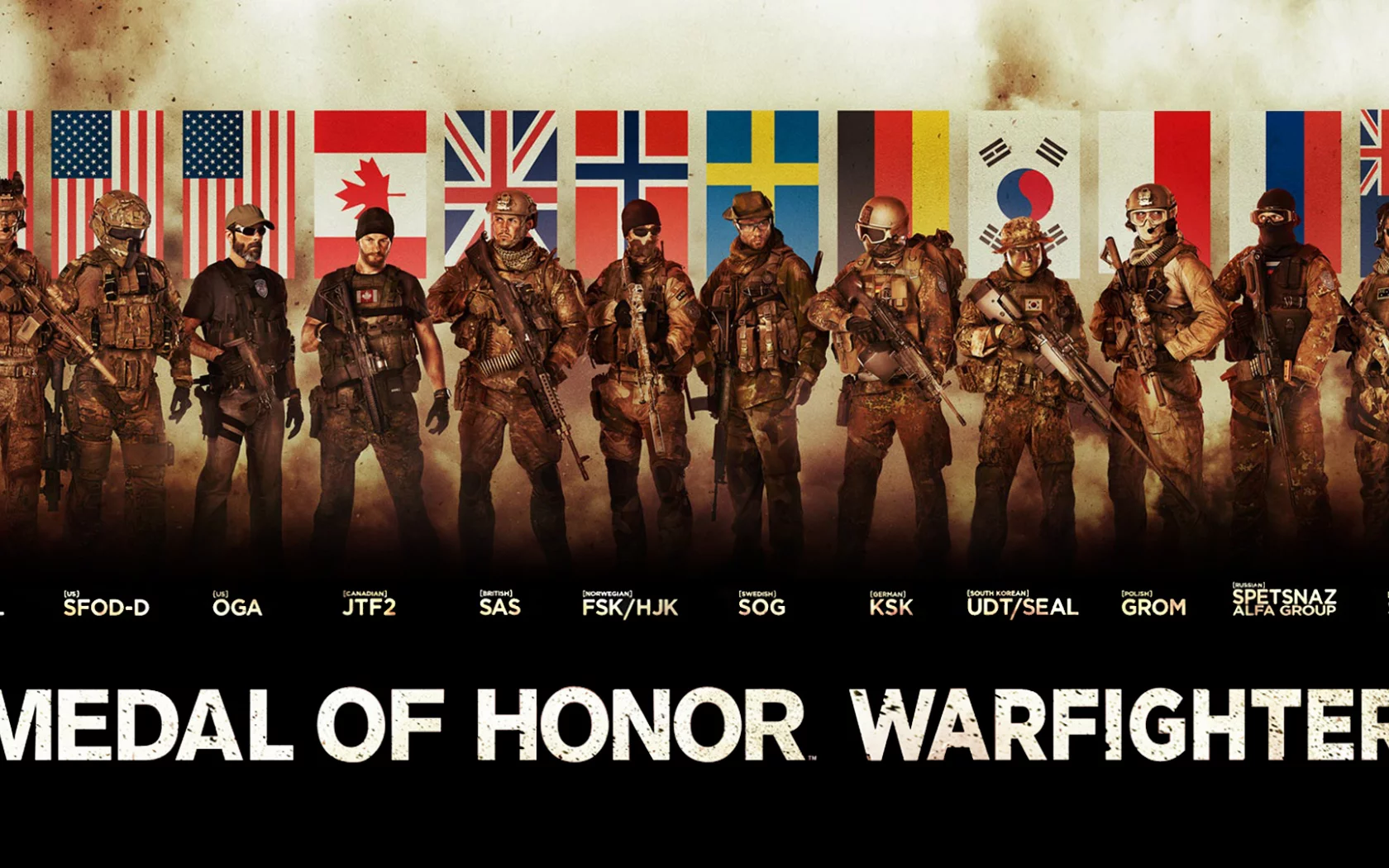 солдаты, флаги, Medal of honor warfighter