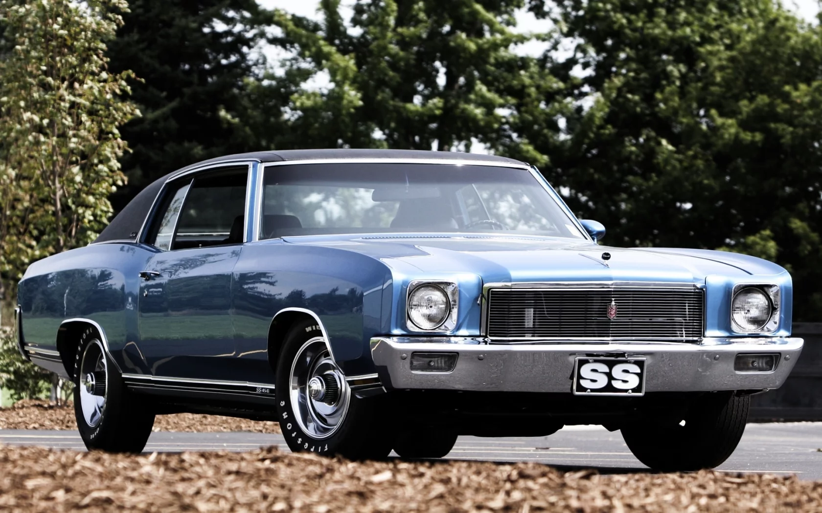 ss, монте карло, 454, monte carlo, Chevrolet, 1971, передок, шевроле
