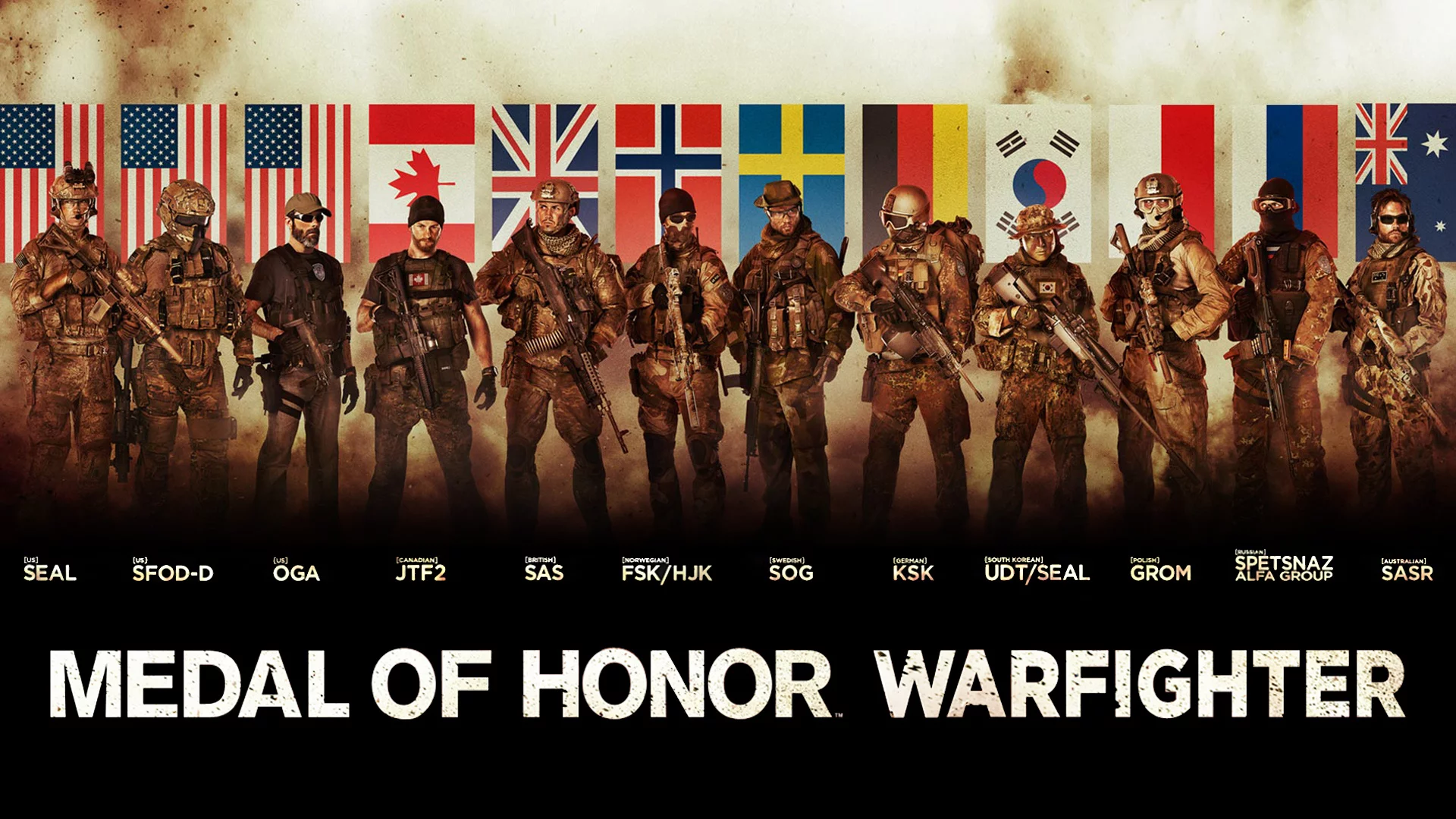 солдаты, флаги, Medal of honor warfighter