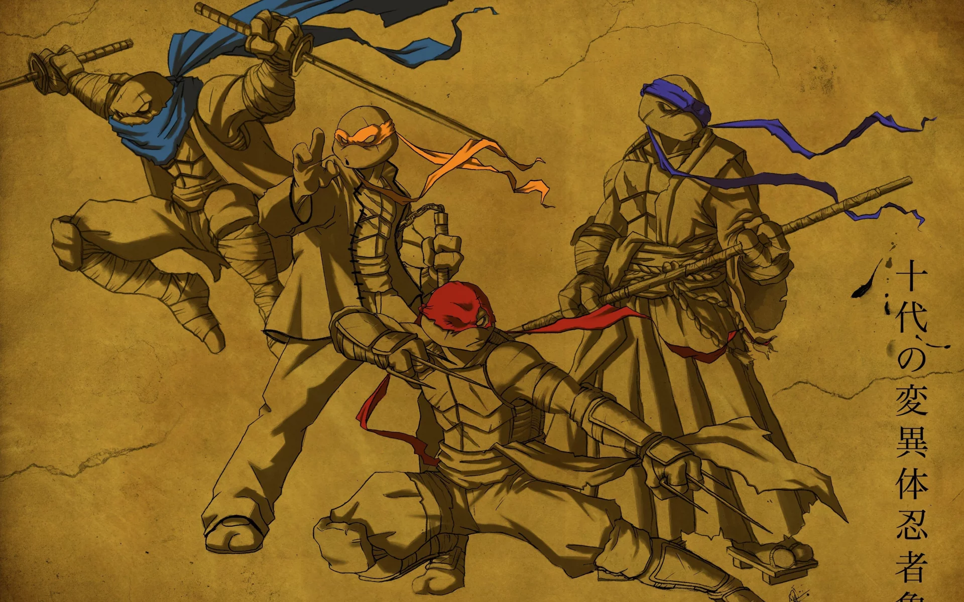 Черепашки, tmnt, ниндзя, супер