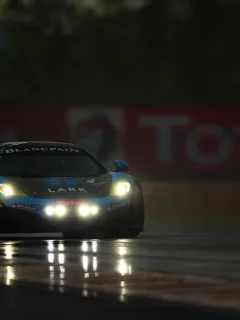 supercar, макларен, вечер, Mclaren mp4-12c, трасса, гонка