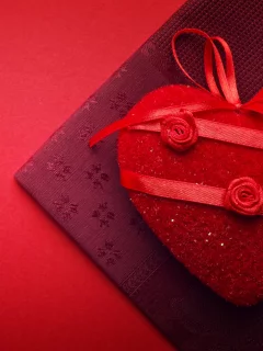 сердце, ткань, сердечко, День святого валентина