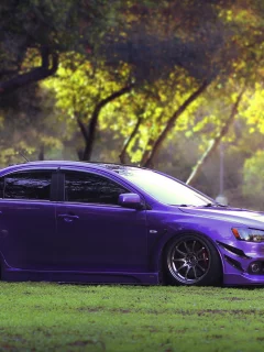 митсубиси, Mitsubishi lancer evo x, stance, тюнинг