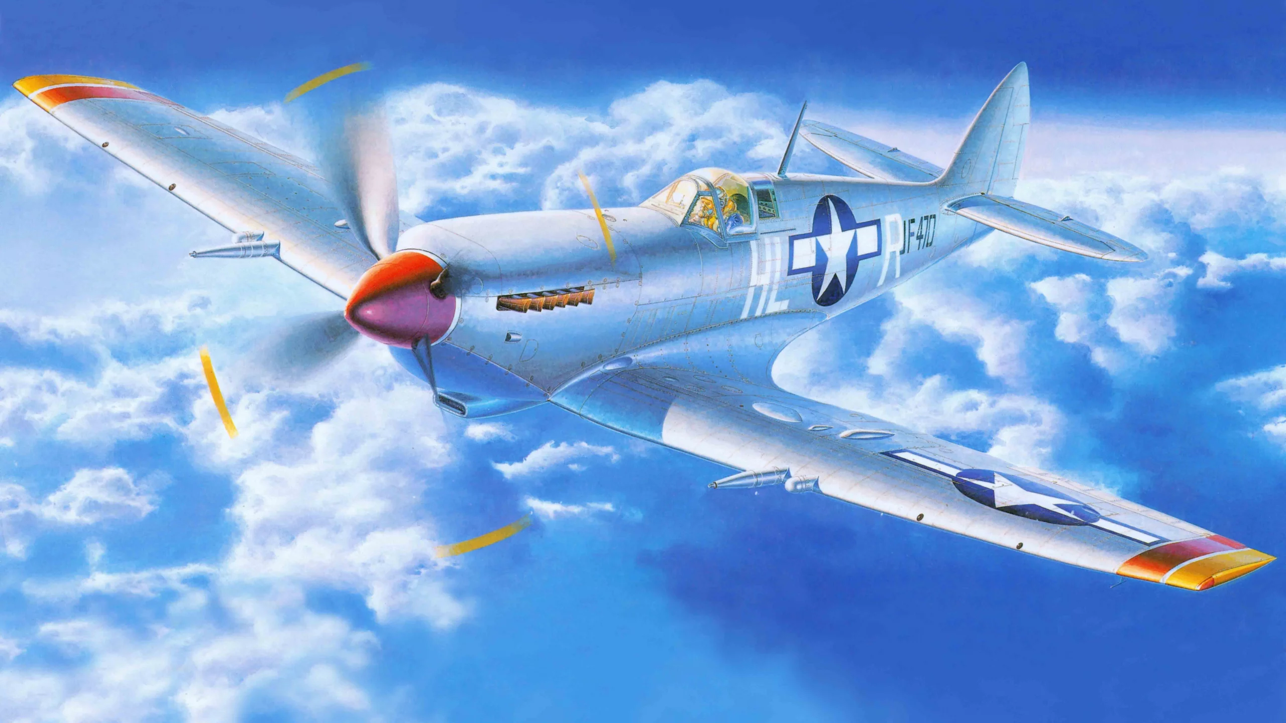 Арт, supermarine, мк 8, супермарин, spitfire, самолет, спитфайр 