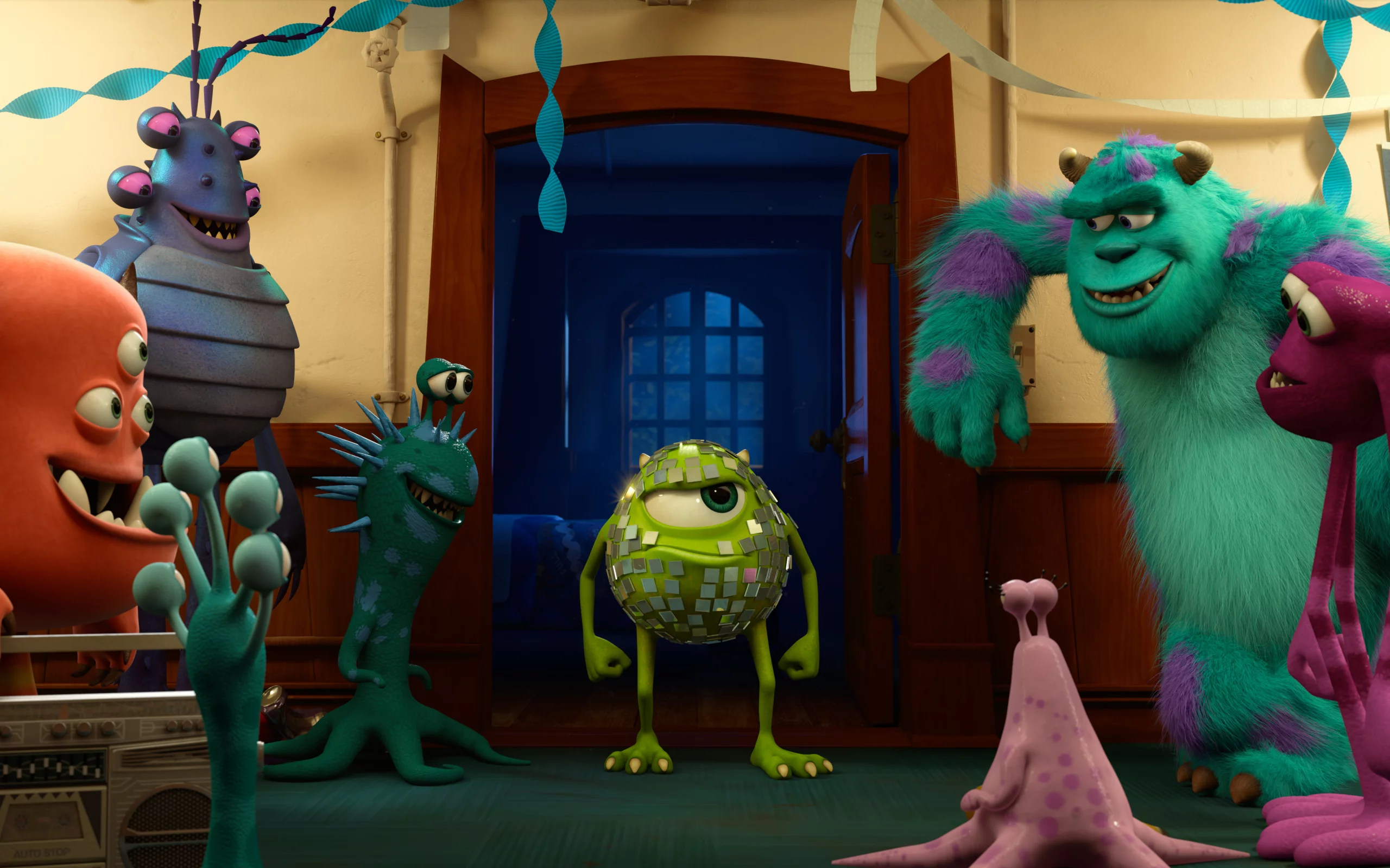 monsters university, mike wazowski, sulley, monsters university, Академия монстров
