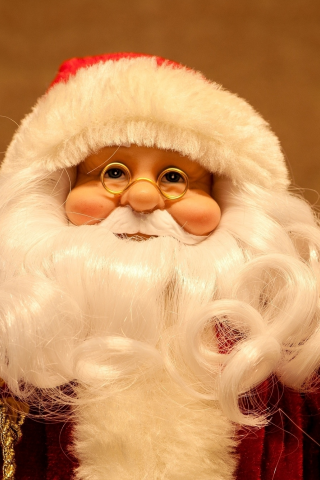 борода, очки, кукла, новый год, праздник, Дед мороз