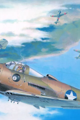 аэрокобра, p-39, Bell, airacobra, истребитель, рисунок