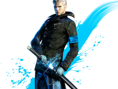 game wallpapers, dmc, vergil, катана, Devil may cry 5