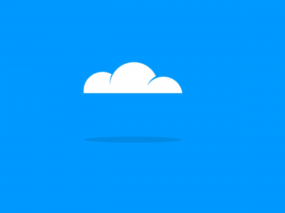 Облако, тень, минимализм, голубое, cloud, minimalism, белое