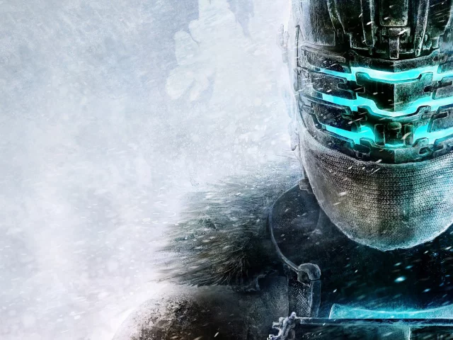 Dead space 3, броня, isaac clarke, electronic arts, шлем, снег, айзек кларк