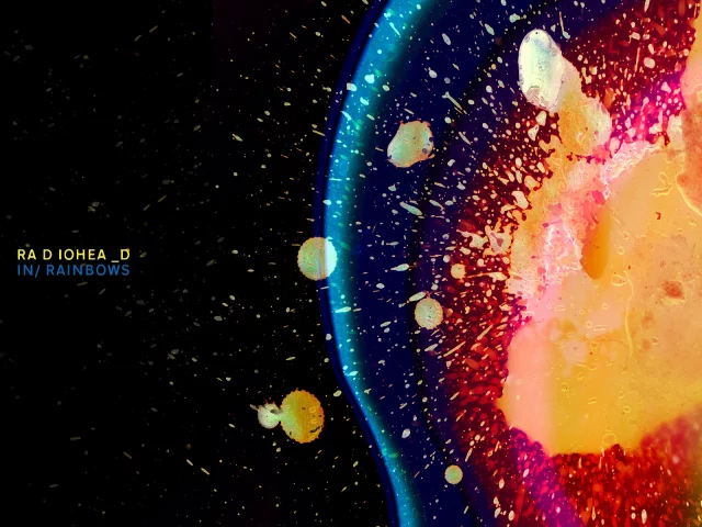 цвет, radiohead, rainbow, пятна, Абстракции