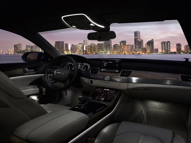 a8 2012, дерево, а8, ауди, a8, темнота, Audi, кожа, салон, город