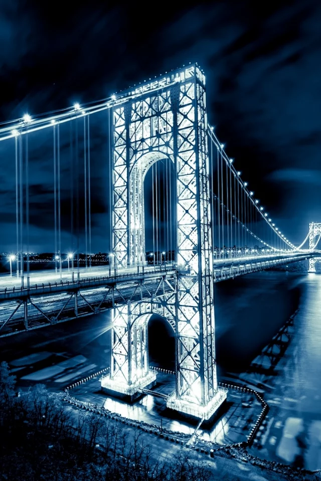 мост джорджа вашингтона, George washington bridge, manhattan, new jersey