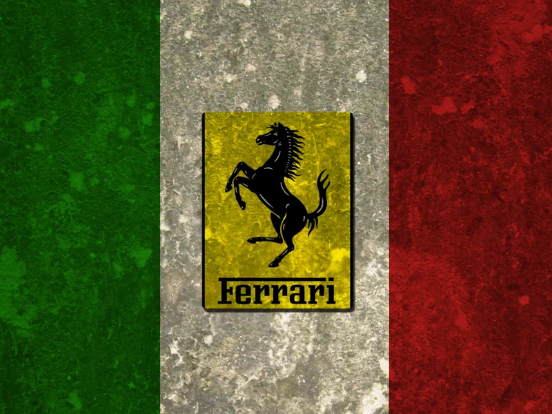 ferrari, italia, Италия, феррари, гарцующий жеребец, флаг