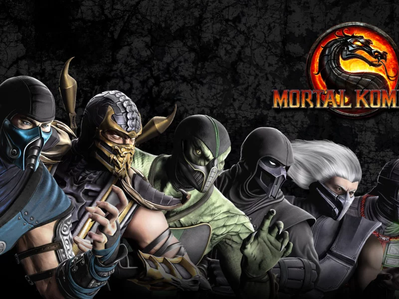 саб-зиро, Mortal kombat, скорпион, ниндзя, дракон