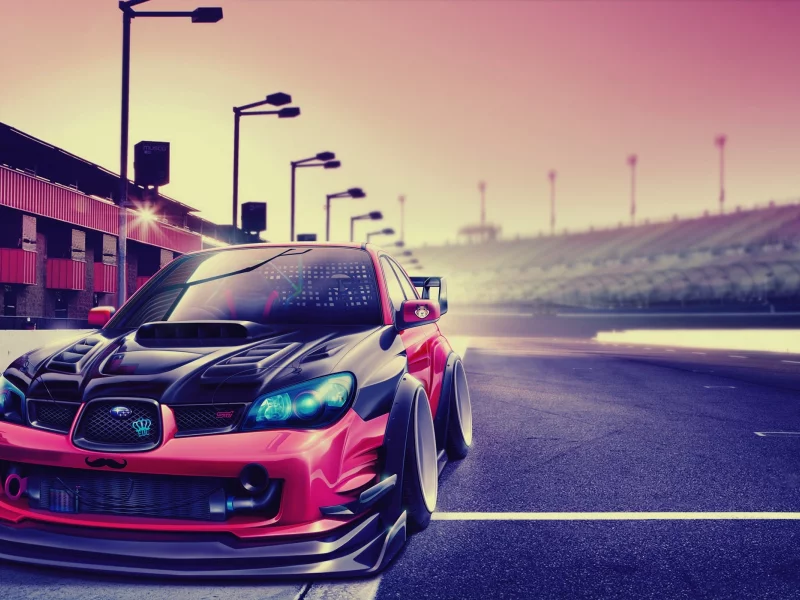 субару импреза, рендер, Subaru impreza, тюнинг