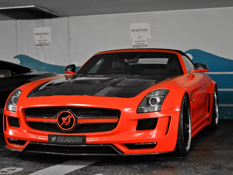 mercedes-benz, sls, roadster, hamann, hawk, supercar