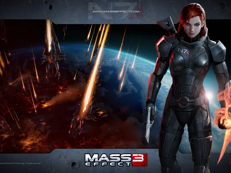 Masseffect3, космас, девушка, N7