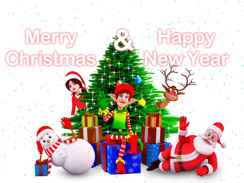 Merry christmas, new year, holidays