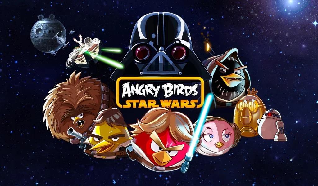 Star wars, дарт вейдер, злые птицы, звездные войны, angry birds