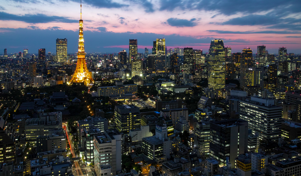 токио, мегаполис, япония, capital, огни, столица, tokyo, Japan