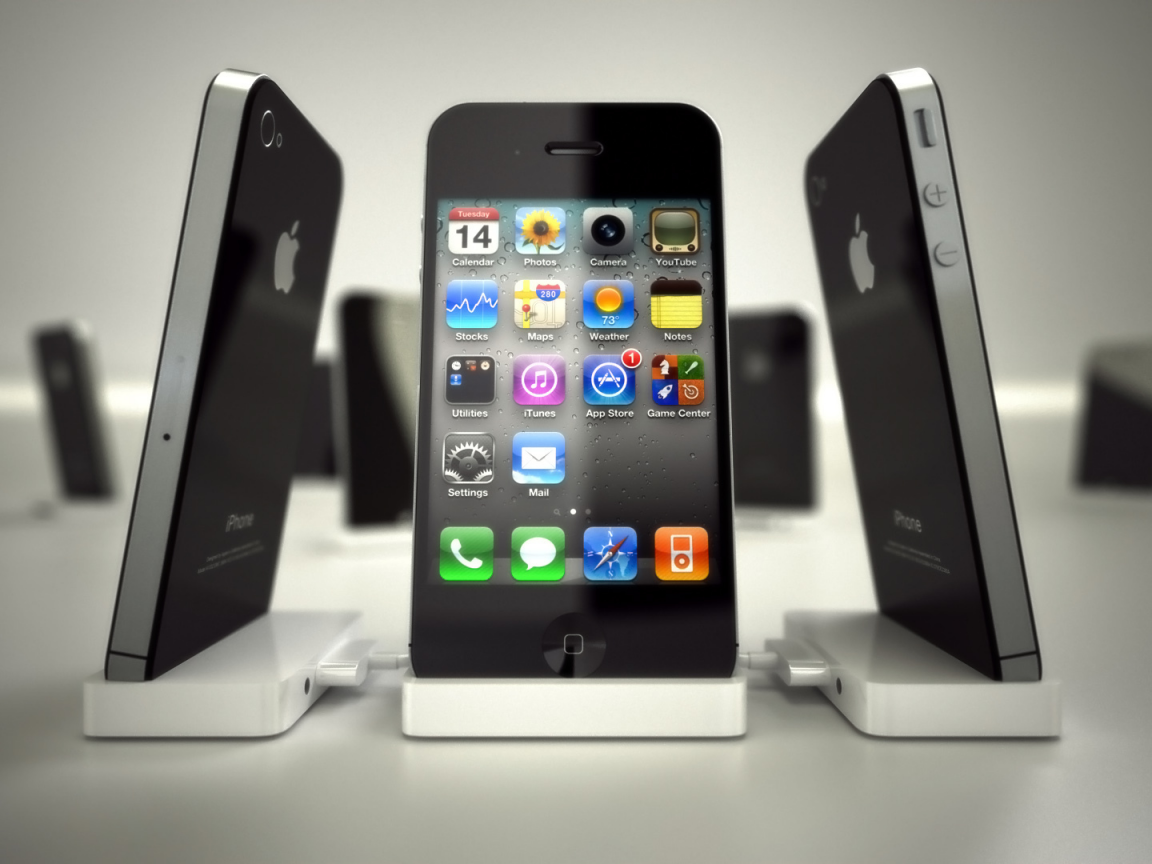 телефон, apple, iphone4, мобильник, айфон, эппл, иконки, Айфон 4