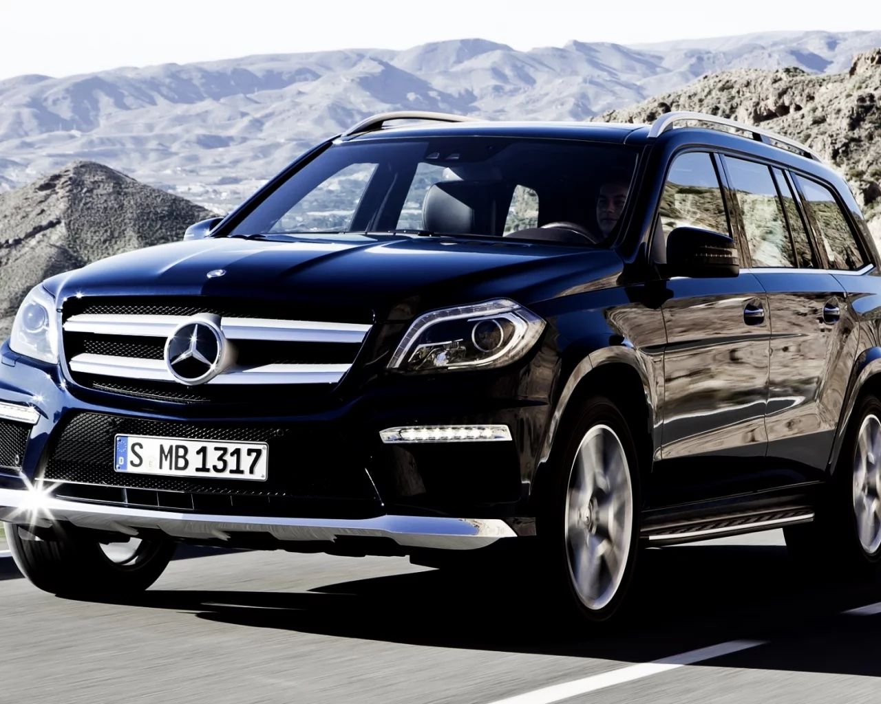 bluetec, Mercedes-benz, мерседес, передок, джип, gl, гл, синий, 350